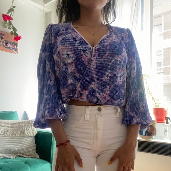 Astr Tops - Corduroy vintage-styled blouse 💜💗
